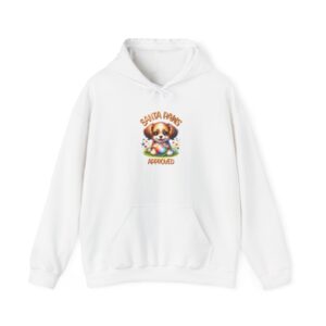 Santa Paws Approved Unisex Hoodie - Cozy Dog Lover Sweatshirt for Holidays & Pet Celebrations