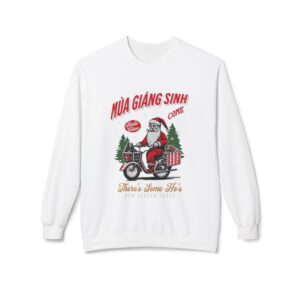 Festive Santa Crewneck Sweatshirt - Perfect for Holiday Cheer!