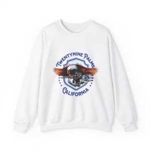 TwentyNine Palms California Eagle Sweatshirt - Unisex Heavy Blend Crewneck